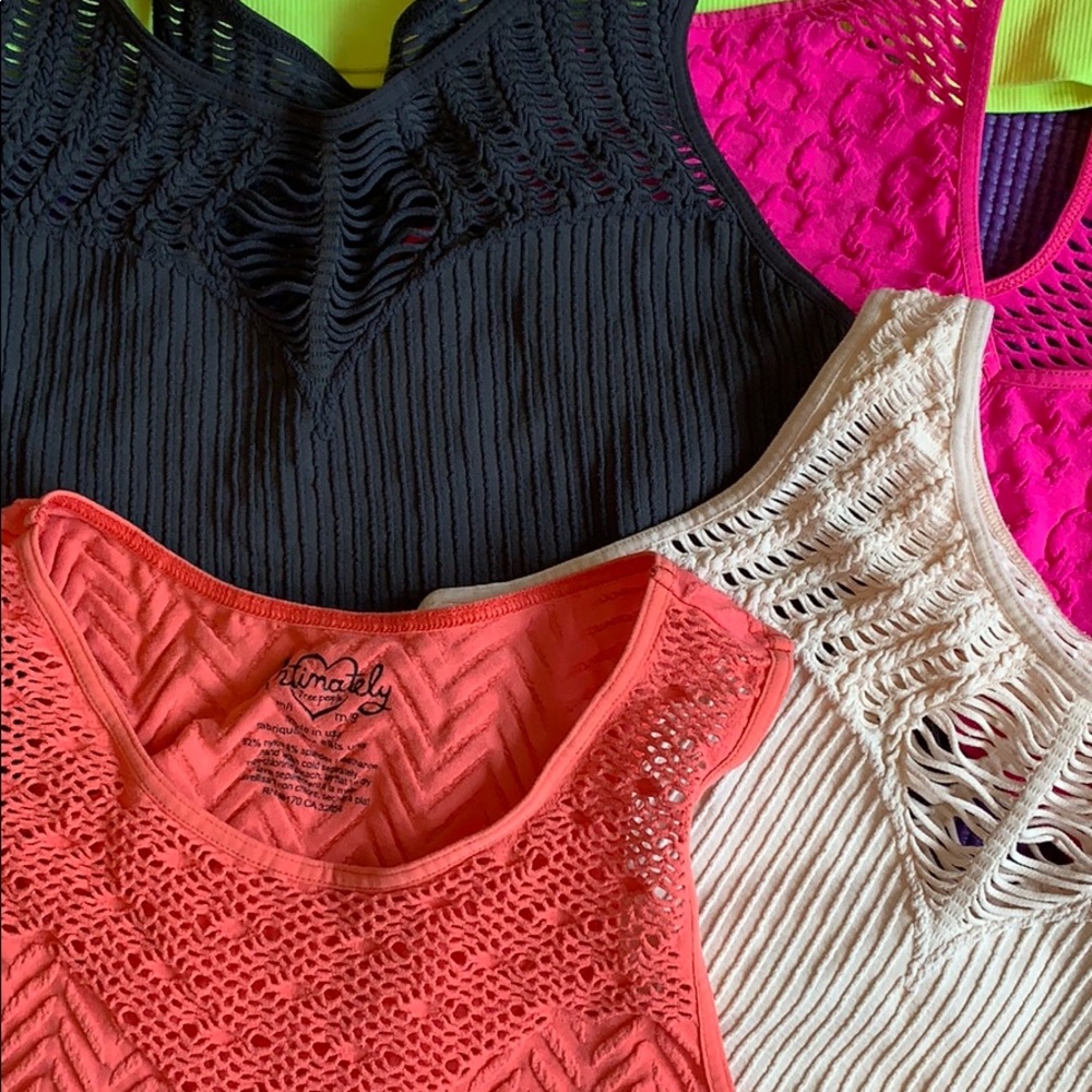 Free people bras 4 sold together